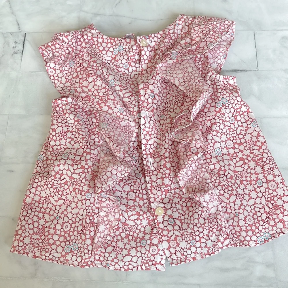 Jacadi Baby Girls’ Ruffled Liberty Cathy Print Blouse